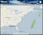 Tropical Storm COLIN forecast track map as of National Hurricane Center discussion number 12
