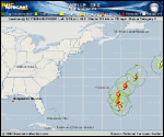 Hurricane DANIELLE forecast track map as of National Hurricane Center discussion number 26
