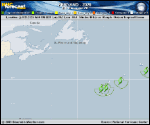 Tropical Storm Fernand forecast track map as of National Hurricane Center discussion number 17