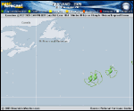 Tropical Storm Fernand forecast track map as of National Hurricane Center discussion number 18