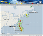 Hurricane EARL forecast track map as of National Hurricane Center discussion number 29