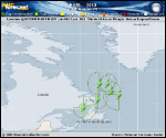 Tropical Storm EARL forecast track map as of National Hurricane Center discussion number 43