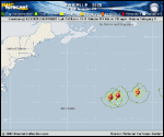 Hurricane Gabrielle forecast track map as of National Hurricane Center discussion number 29