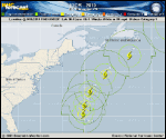 Hurricane IGOR forecast track map as of National Hurricane Center discussion number 46