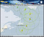 Hurricane IGOR forecast track map as of National Hurricane Center discussion number 53