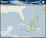 Hurricane Melissa forecast track map as of National Hurricane Center discussion number 34