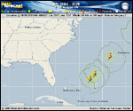 Hurricane Melissa forecast track map as of National Hurricane Center discussion number 38