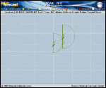 Tropical Storm OSCAR forecast track map as of National Hurricane Center discussion number 7