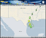 Tropical Storm Beryl forecast track map as of National Hurricane Center discussion number 37