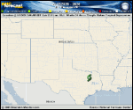 Tropical Depression  forecast track map as of National Hurricane Center discussion number 12