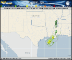 Hurricane Francine forecast track map as of National Hurricane Center discussion number 13