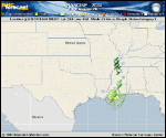 Tropical Storm Francine forecast track map as of National Hurricane Center discussion number 15