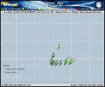 Tropical Depression Gordon forecast track map as of National Hurricane Center discussion number 18