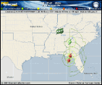 Tropical Storm Helene forecast track map as of National Hurricane Center discussion number 16