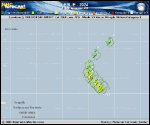 Hurricane Leslie forecast track map as of National Hurricane Center discussion number 29