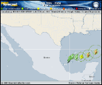 Tropical Storm Milton forecast track map as of National Hurricane Center discussion number 2