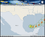 Hurricane Milton forecast track map as of National Hurricane Center discussion number 8