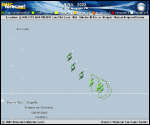 Tropical Storm Rina forecast track map as of National Hurricane Center discussion number 10